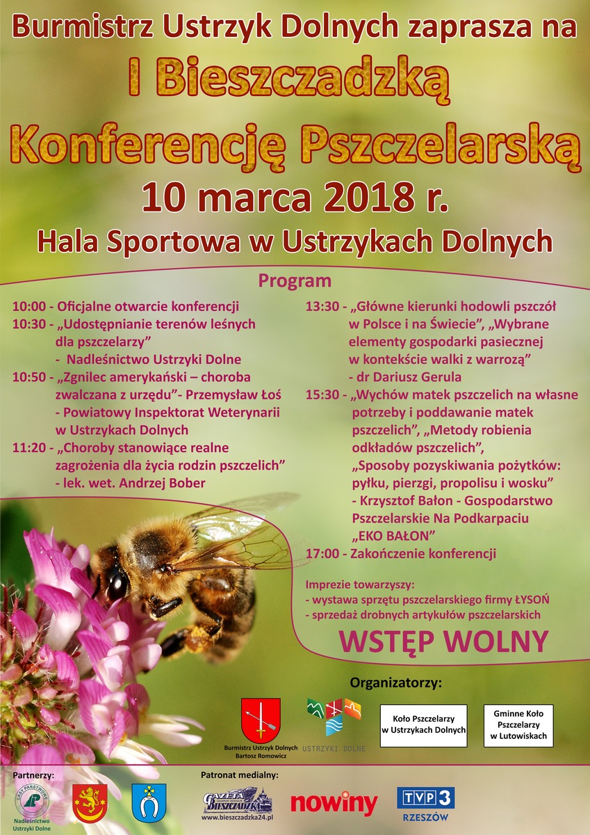 I Bieszczadzka Konferencja Pszczelarska